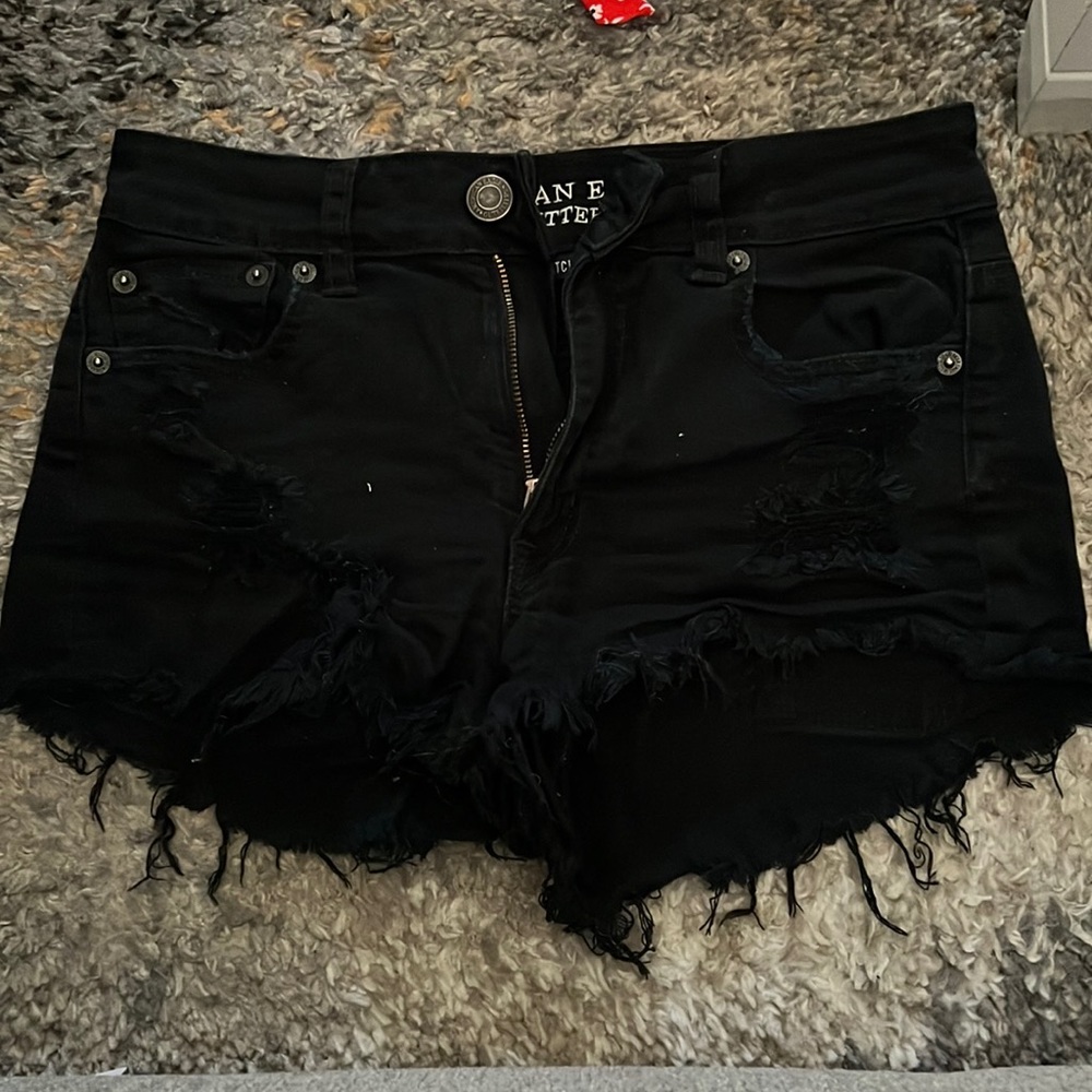 Black American Eagle Shorts
